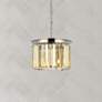 1_Sydney 3 Lt Polished Nickel Pendant Golden Teak