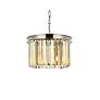 3_Sydney 3 Lt Polished Nickel Pendant Golden Teak more views