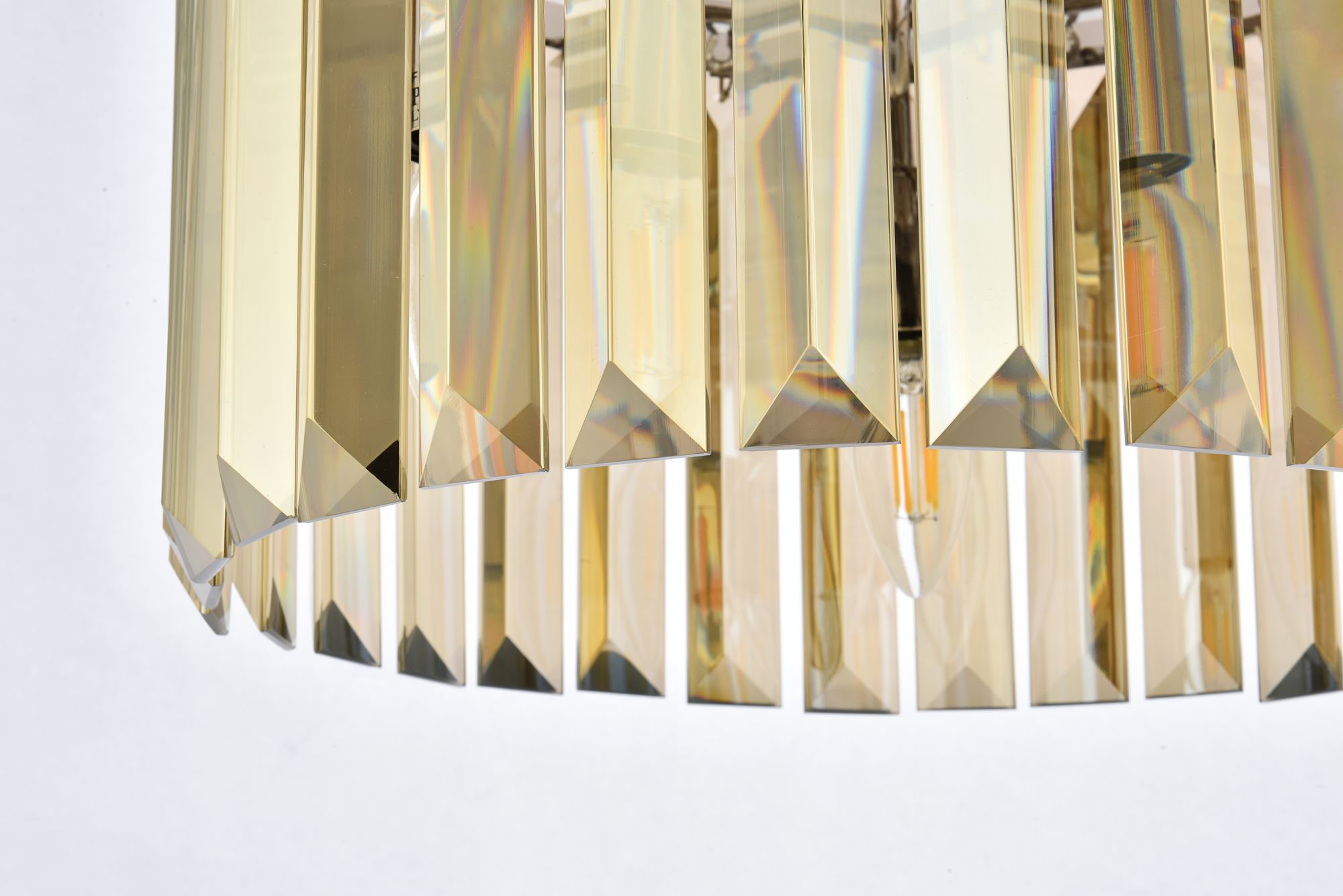 Image 4 Sydney 3 Lt Polished Nickel Pendant Golden Teak more views