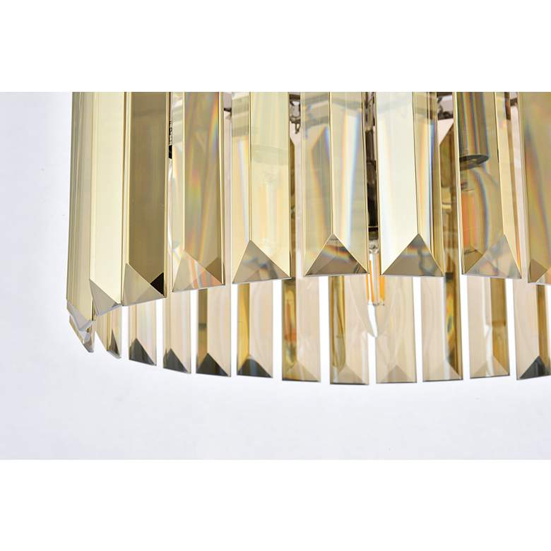 Image 4 Sydney 3 Lt Polished Nickel Pendant Golden Teak more views