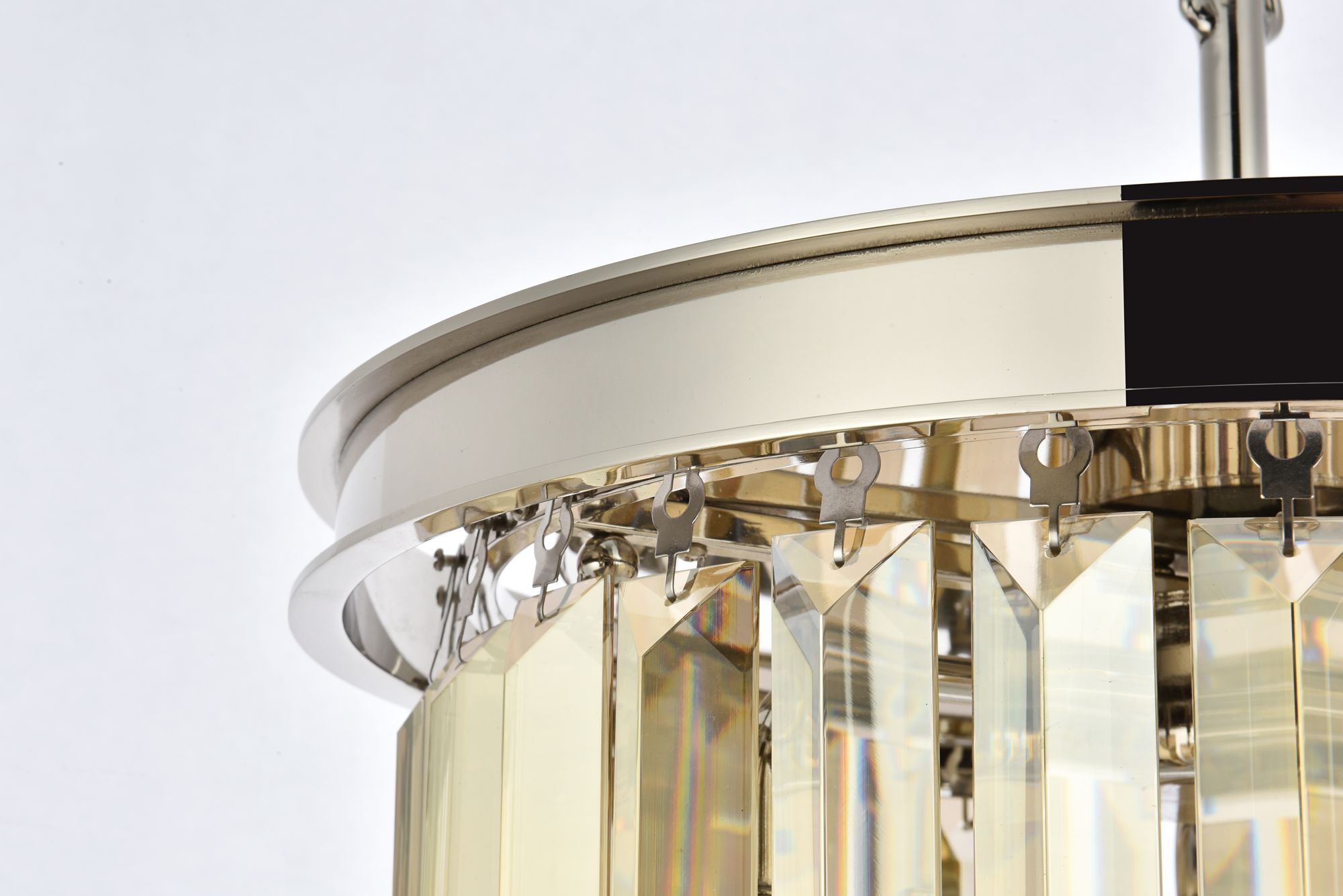 Image 6 Sydney 3 Lt Polished Nickel Pendant Golden Teak more views