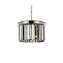 3_Sydney 3 Lt Polished Nickel Pendant Silver Shade (Grey) more views