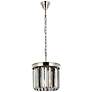 2_Sydney 3 Lt Polished Nickel Pendant Silver Shade (Grey)