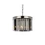 3_Sydney 3 Lt Polished Nickel Pendant Silver Shade (Grey) more views