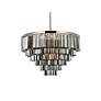 4_Sydney 33 Lt Polished Nickel Chandelier Silver Shade (Grey) more views