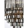 5_Sydney 33 Lt Polished Nickel Chandelier Silver Shade (Grey) more views