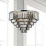 1_Sydney 33 Lt Polished Nickel Chandelier Silver Shade