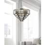 3_Sydney 33 Lt Polished Nickel Chandelier Silver Shade more views