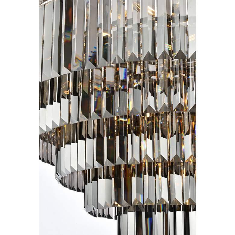 Image 5 Sydney 33 Lt Polished Nickel Chandelier Silver Shade more views