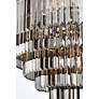 5_Sydney 33 Lt Polished Nickel Chandelier Silver Shade more views