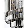 7_Sydney 33 Lt Polished Nickel Chandelier Silver Shade more views