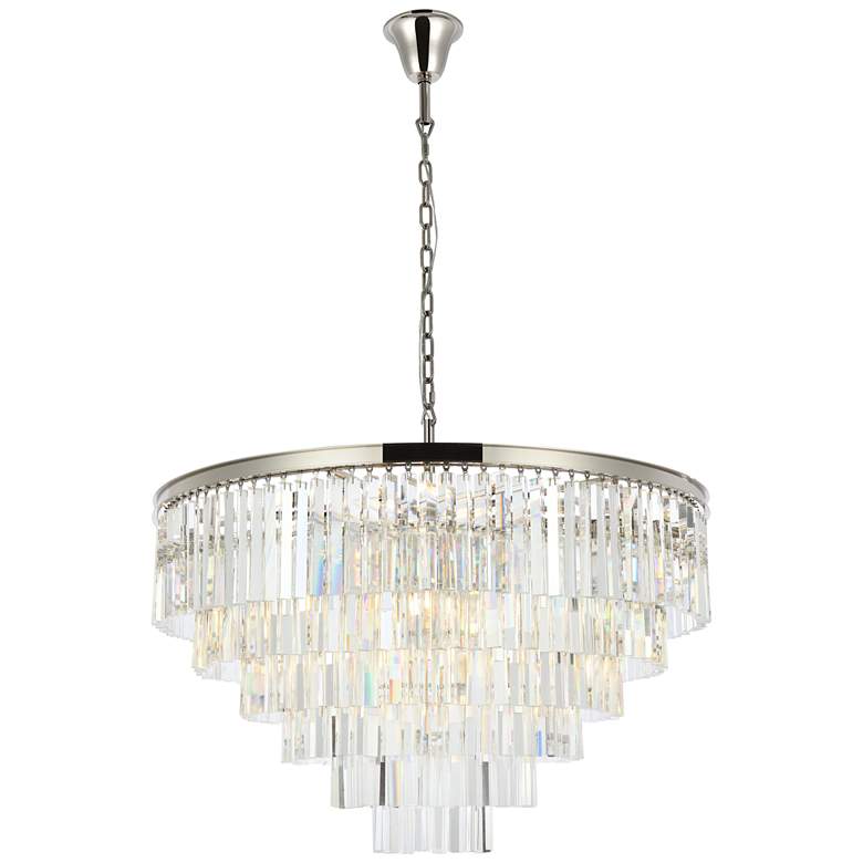 Image 1 Sydney 33 Lt Polished Nickel Chandelier