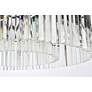 6_Sydney 43 1/2" Wide Matte Black Crystal 10-Light Chandelier more views