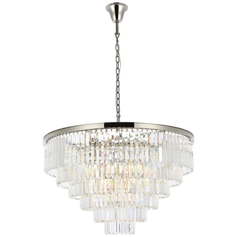 Image 2 Sydney 44" Wide Polished Nickel 33-Light Chandelier