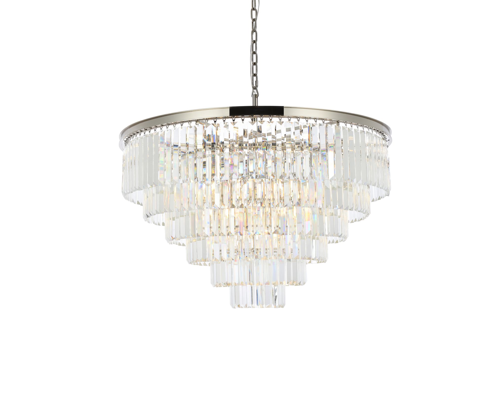 Image 4 Sydney 44" Wide Polished Nickel 33-Light Chandelier more views