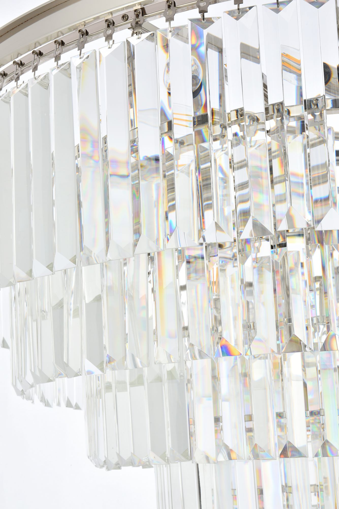 Sydney 44" Wide Polished Nickel 33-Light Chandelier