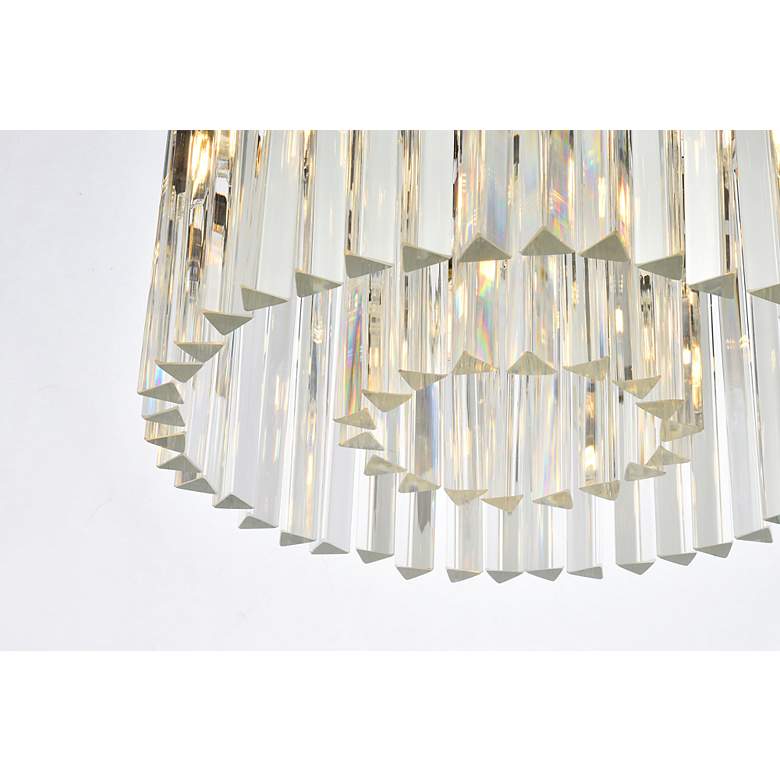 Image 5 Sydney 6 Lt Matte Black Flush Mount Clear more views