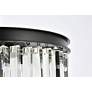 6_Sydney 6 Lt Matte Black Flush Mount Clear more views
