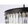 6_Sydney 6 Lt Matte Black Pendant Clear more views
