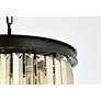 6_Sydney 6 Lt Matte Black Pendant Golden Teak more views