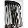 7_Sydney 6 Lt Matte Black Pendant Silver Shade (Grey) more views