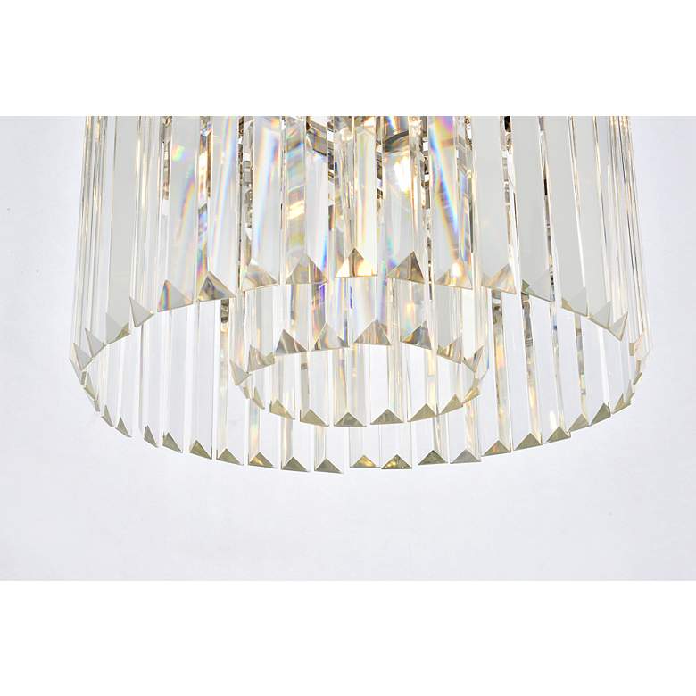 Image 5 Sydney 6 Lt Polished Nickel Flush Mount Clear more views