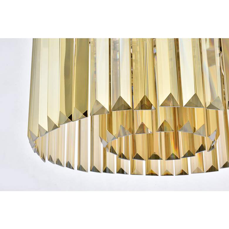 Image 5 Sydney 6 Lt Polished Nickel Pendant Golden Teak more views