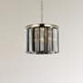 1_Sydney 6 Lt Polished Nickel Pendant Silver Shade (Grey)