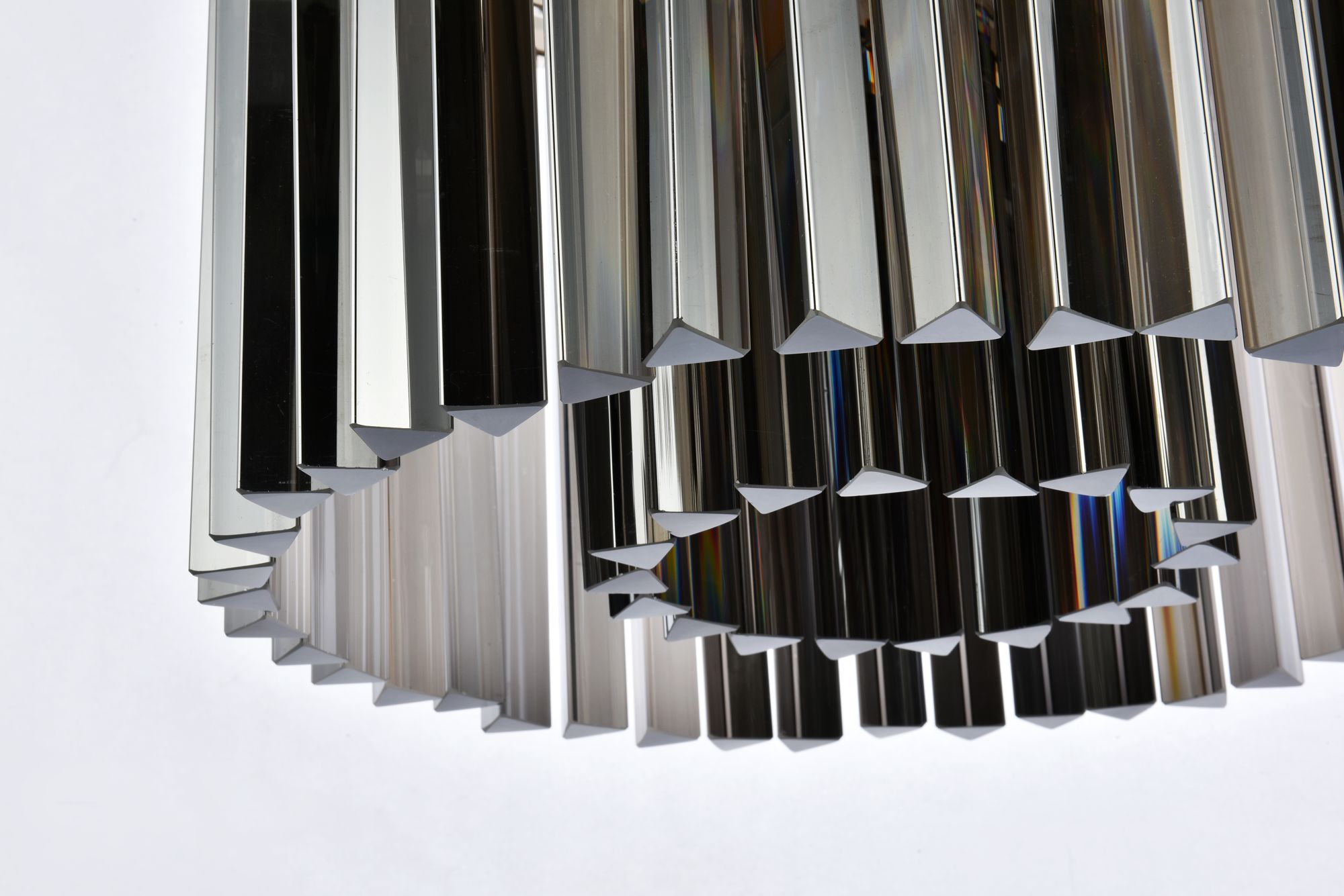 Image 5 Sydney 6 Lt Polished Nickel Pendant Silver Shade (Grey) more views