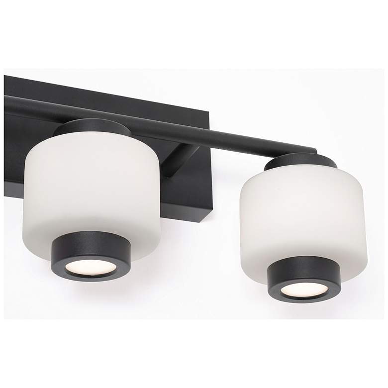 Image 3 Sydney 7" Wide 4-Light Black LED Vanity Light more views