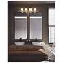 2_Sydney 7" Wide 4-Light Light Antique Brass LED Vanity Light more views