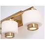 3_Sydney 7" Wide 4-Light Light Antique Brass LED Vanity Light more views