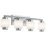 1_Sydney 7" Wide 4-Light Satin Nickel LED Vanity Light