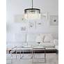3_Sydney 8 Lt Matte Black Chandelier Clear more views