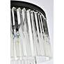 7_Sydney 8 Lt Matte Black Chandelier Clear more views