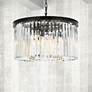1_Sydney 8 Lt Matte Black Chandelier Clear