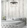 3_Sydney 8 Lt Matte Black Chandelier Clear more views