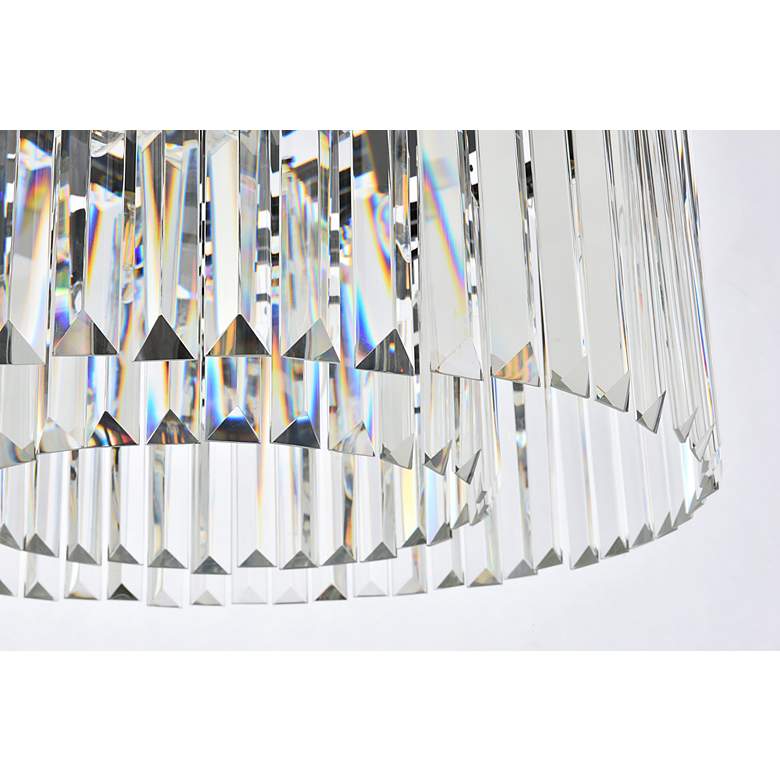 Image 5 Sydney 8 Lt Matte Black Chandelier Clear more views