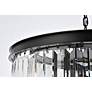 6_Sydney 8 Lt Matte Black Chandelier Clear more views