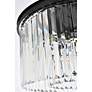 7_Sydney 8 Lt Matte Black Chandelier Clear more views