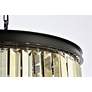 6_Sydney 8 Lt Matte Black Chandelier Golden Teak more views
