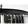 6_Sydney 8 Lt Matte Black Chandelier Silver Shade (Grey) more views