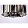 5_Sydney 8 Lt Matte Black Chandelier Silver Shade (Grey) more views
