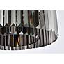 5_Sydney 8 Lt Matte Black Chandelier Silver Shade (Grey) more views