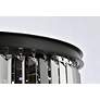 6_Sydney 8 Lt Matte Black Chandelier Silver Shade (Grey) more views