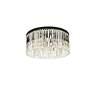 4_Sydney 8 Lt Matte Black Flush Mount Clear more views