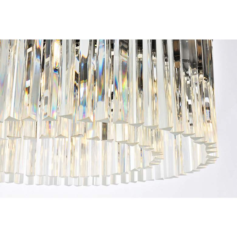 Image 5 Sydney 8 Lt Matte Black Flush Mount Clear more views