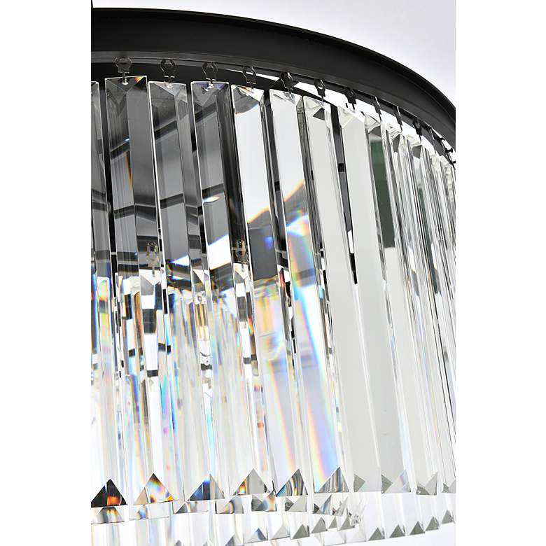 Image 7 Sydney 8 Lt Matte Black Flush Mount Clear more views
