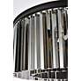 5_Sydney 8 Lt Matte Black Flush Mount Silver Shade (Grey) more views
