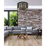 7_Sydney 8 Lt Matte Black Flush Mount Silver Shade (Grey) more views